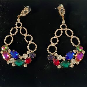 Beautiful gemstone statement earrings ❤️